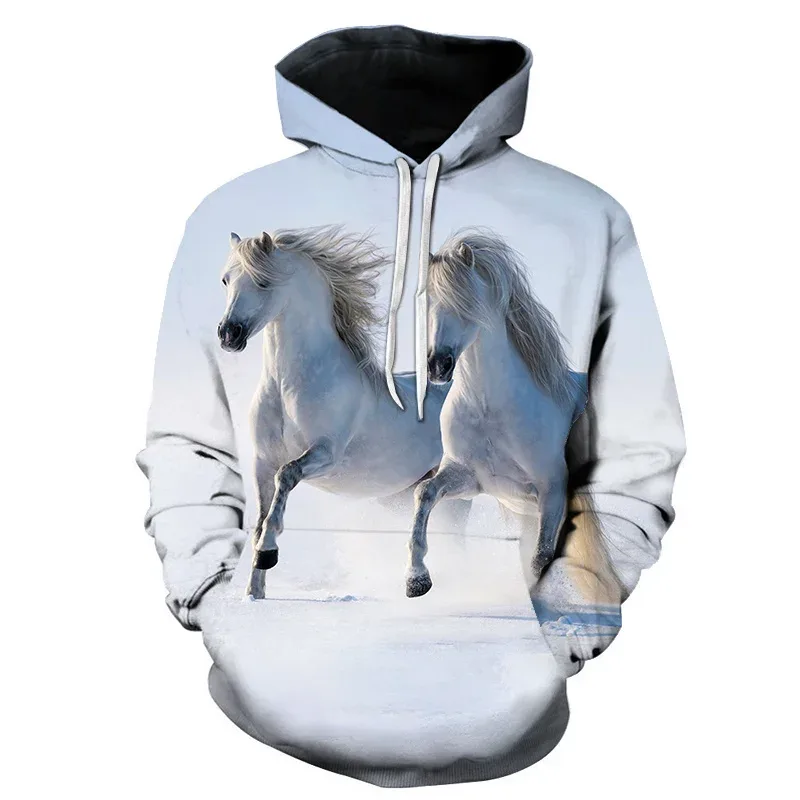 Horse Win Instant Success 3D Print Hoodies Interesting implication Animal Design Men Women Streetwear Pullover Casual Sweatshirt