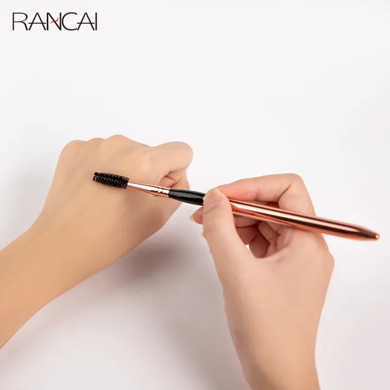 1 PCS Eyebrow Brush Professional Small Angled Brushes High Quality Eye Brow Liner Contour Eyelash Cosmetic Beauty Makeup — image 6