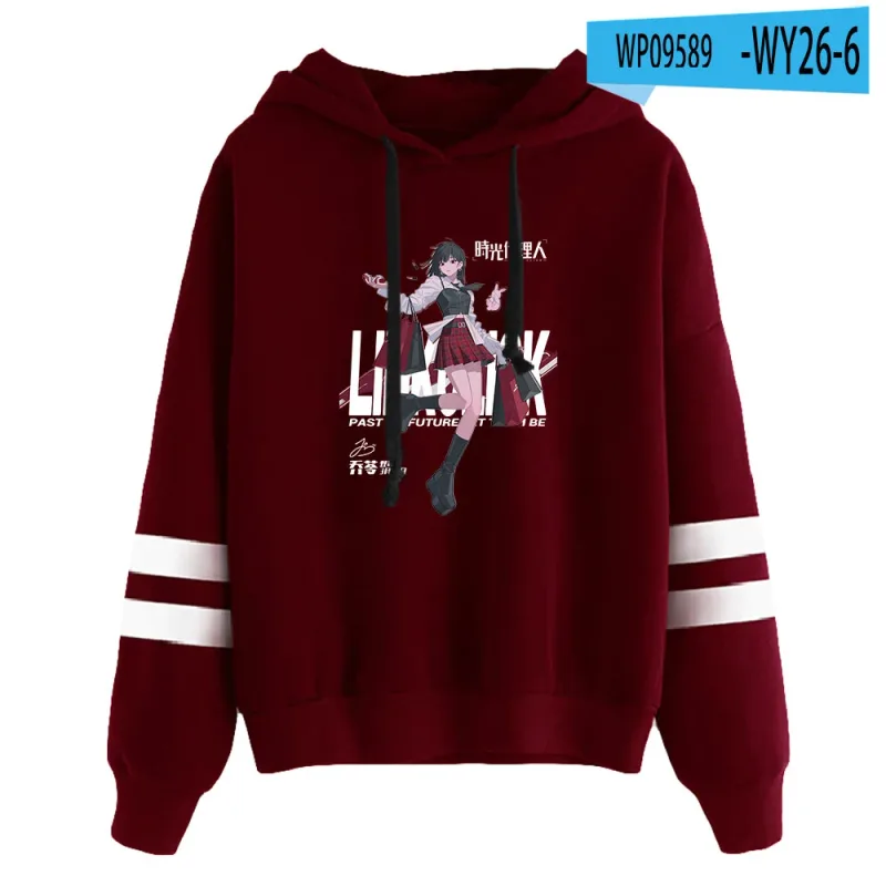 Link Click Anime Hoodie Unisex Pocketless Parallel Bars Sleeve Sweatshirts Women Men Hoodies Harajuku Streetwear Fashion Clothes — image 30