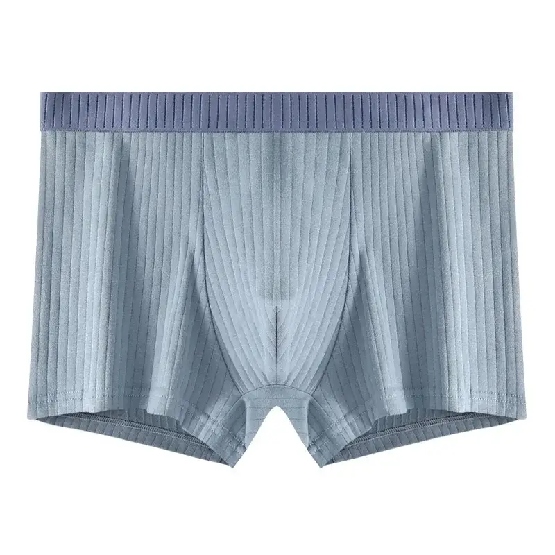 7Pcs/Lot Men's Cotton Underwear Boxer Shorts Pure Cotton Breathable Mid-waist High Elasticity Men's Sexy Soft Men's Shorts L-4XL — image 15