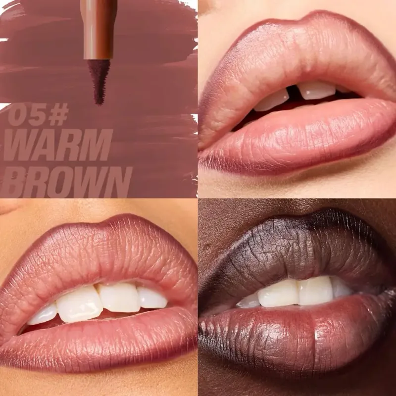 Lip Liner LongLasting Waterproof Highly Pigmented Long-lasting Color Creates 3D Plump Lips Defining Makeup