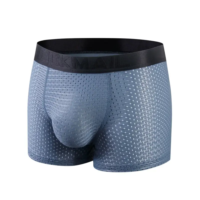 Men Trunks Built-in Fake Butt Hip Lifter Enhancer Shorts Boxer Briefs Padded Underwear Shapewear Underpants Nylon Breathable