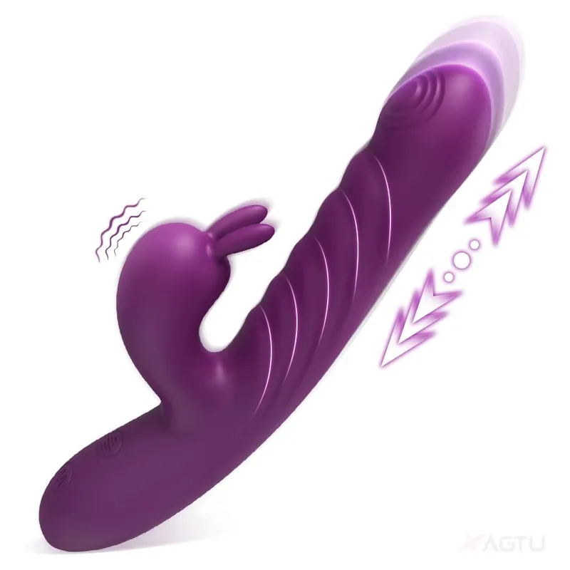Rabbit Thrusting Vibrator for Women Clitoris Stimulator Powerful G Spot Vagina Massage Female Masturbator for Adult Sex Toys — image 9