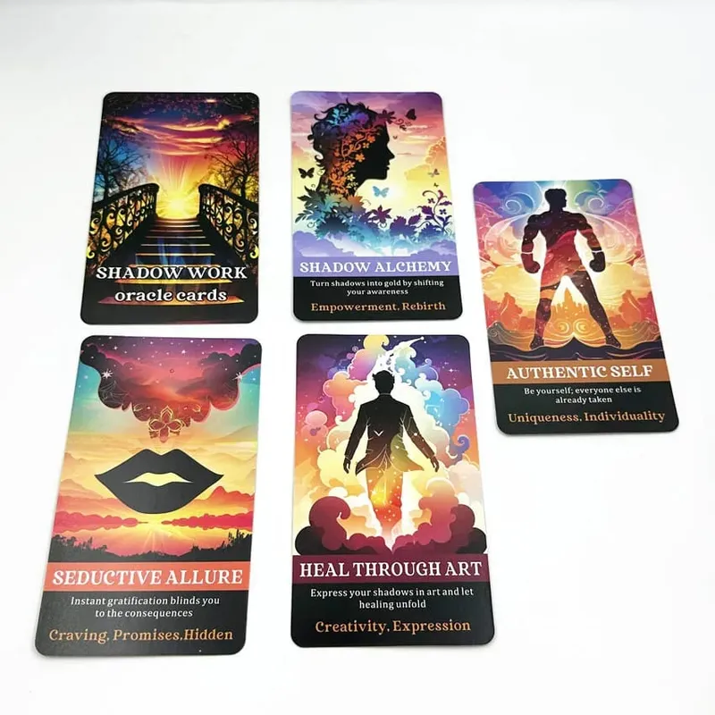 Shadow Work Oracle Cards 56Cards 12X7 CM Help You Understand Your Unconscious Side