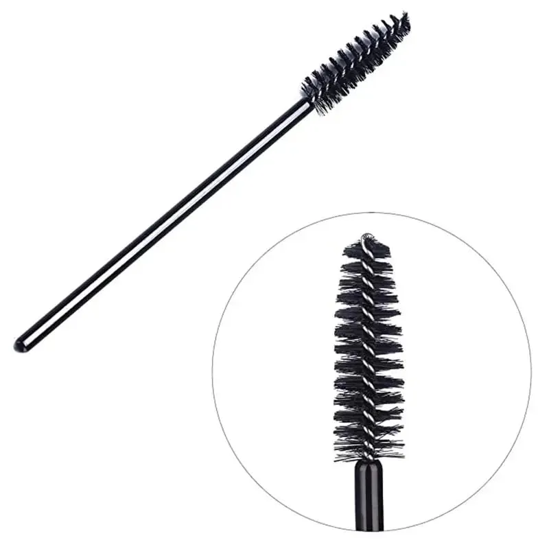50/1000pcs Disposable Eyelash Brushes Eyelashes Extension Tools Eyebrow Brush Mascara Wands Applicator Spoolers Makeup Tools — image 4