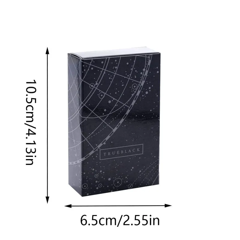 True Black Tarot Cards 78 Cards Set Divination Game Gift Board Table Game Oracles and Divination
