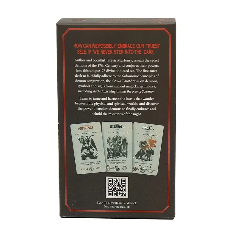 Occult Tarot cards English Borad games