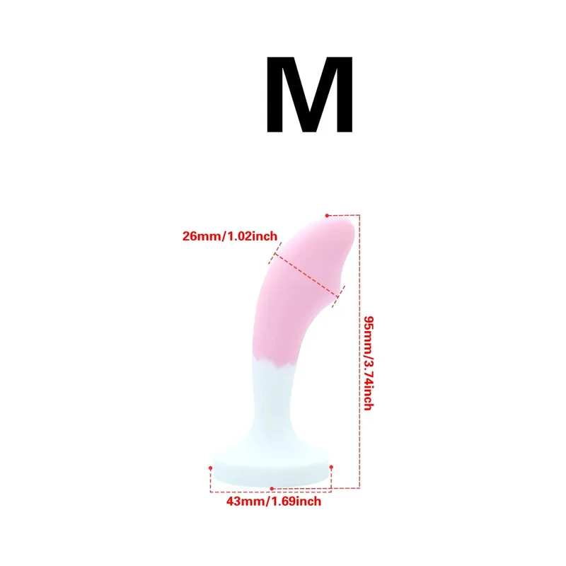 Silicone Anal Plug G-point Massage Gem Crystal Base Butt Plug Anal Masturbation Stimulator Anal Dilatancy Dildos Adult Sex Toys