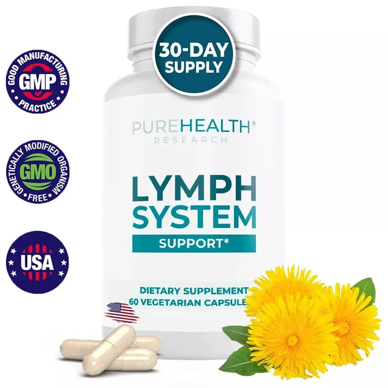 Lymphatic System Support Supplement - with Dandelion Extract