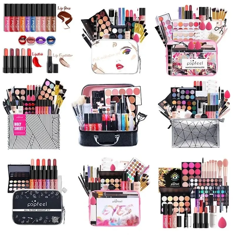 Women's All-In-One Makeup Kit Full Set - Eyebrow Eyeliner Eyeshadow Included Beauty Makeup Sets for Women