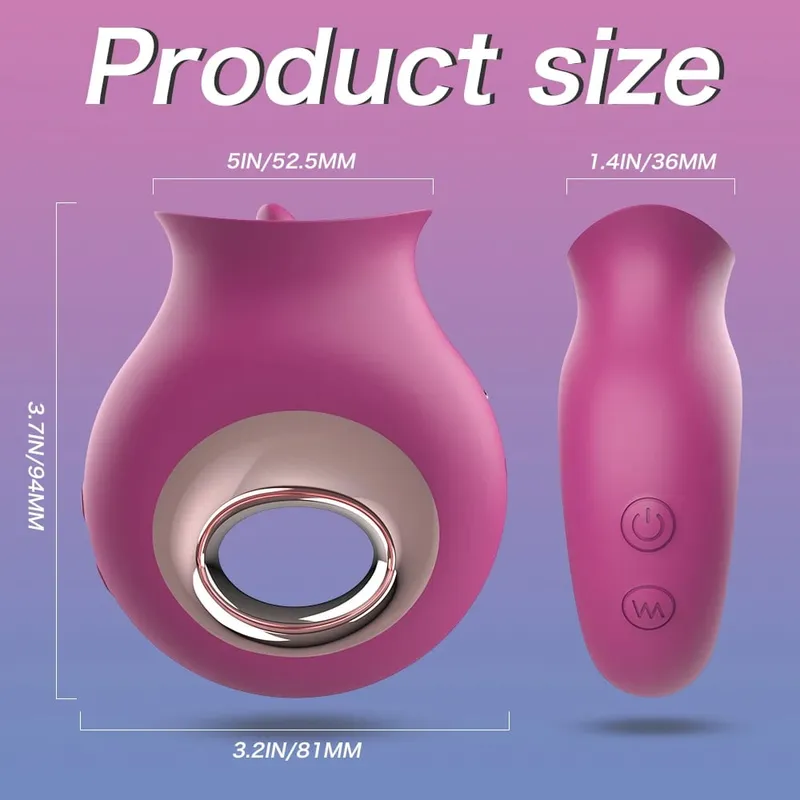 Vrouwelijke Vibrator G-Spot Dildo Clitoris Tepel Stimulator Orale Tong Kut Vagina Seksspeeltje Vrouwen Geschikt voor 18+
