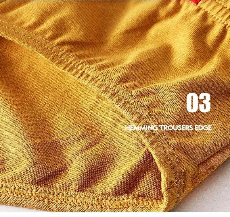 1/3PCS Men's Pure Cotton Briefs High Quality Comfortable Underpants Breathable Shorts Underwear Lingerie Panties Calcinha Cuecas
