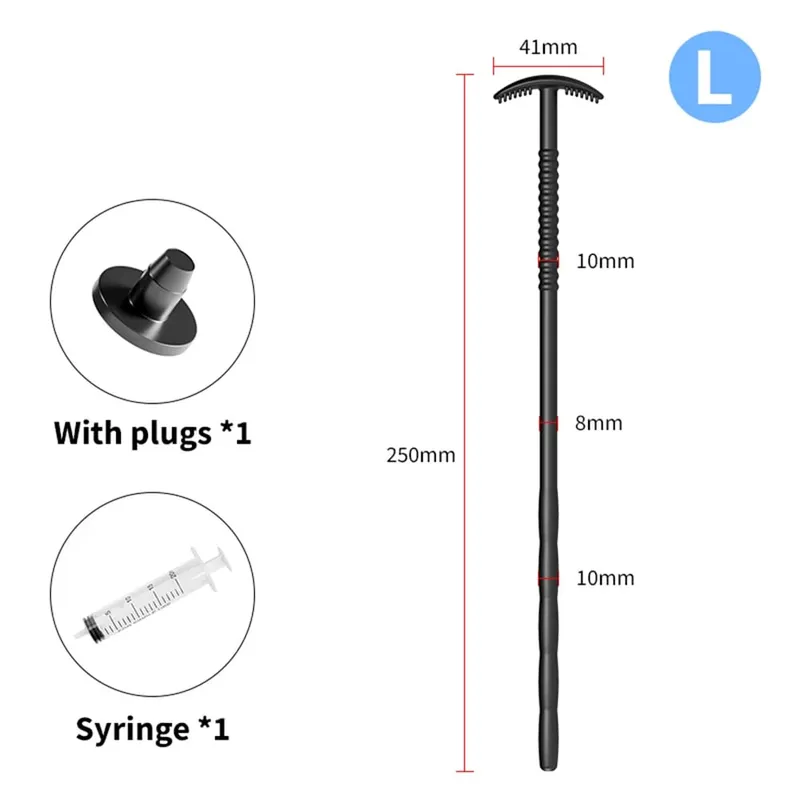 Hohl Penis Plug Einlauf Flush Silikon Stick Katheter Harnröhren Sounding Dilatation Männlicher Masturbator Sex Spielzeug für Erwachsene Mann Expander
