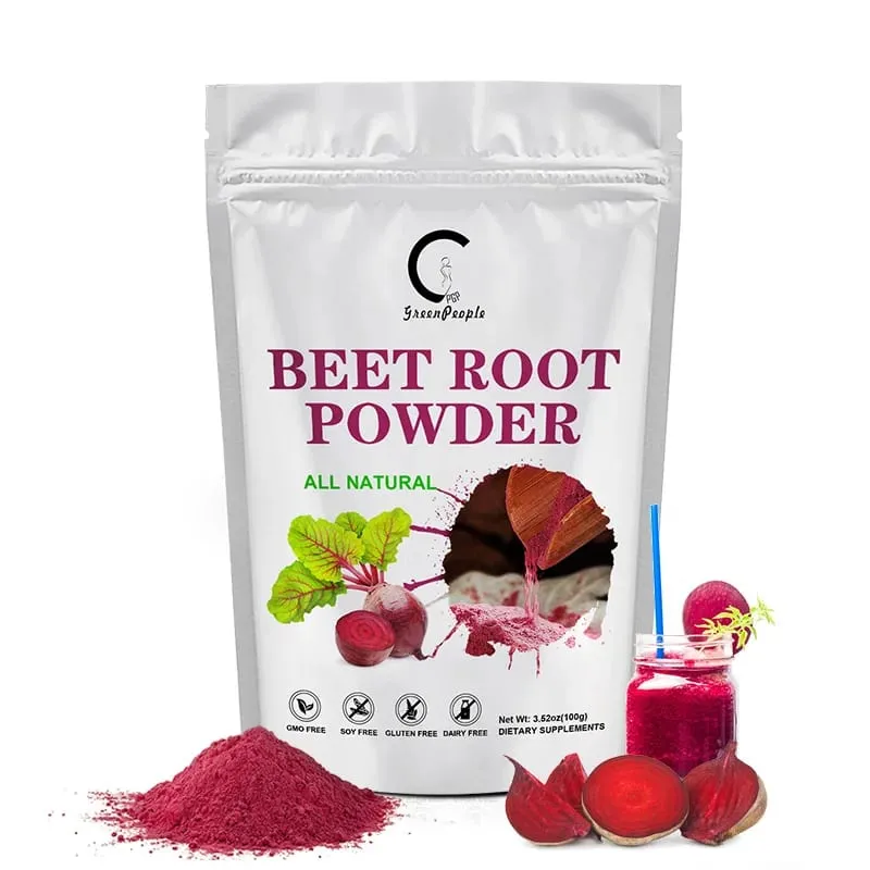 Organic Beet Root Powder- Boost Daily Nutrition Athletic Performance Promote Digestive Vegan and Non-GMO Beet Root Supplement — image 2