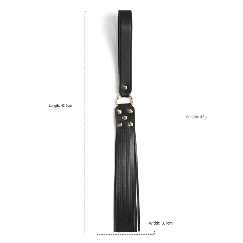 Slave Roleplay Set Leather Handcuffs Ankle Cuffs Ball Gag Mask Whip Collar Leash Sex Toys for Women Couples BDSM Bondage Kit