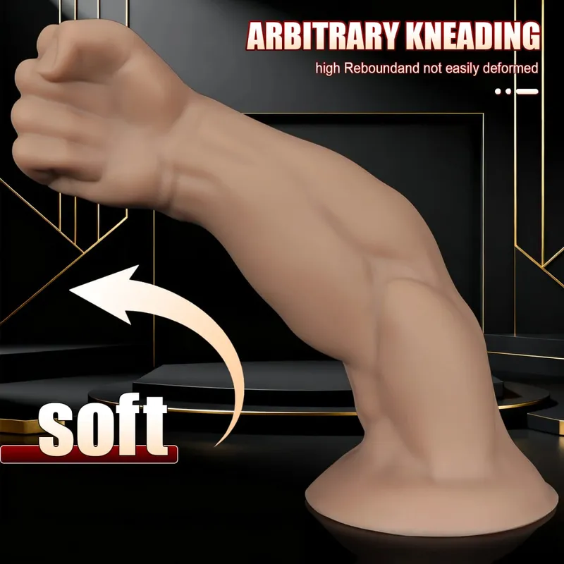 Huge Fist Hand Anal Plug Arm Dildo Vaginal Butt Dilator Deep Stimulator Anus Expander Big Dildo Masturbator Adult Anal Sex Toys