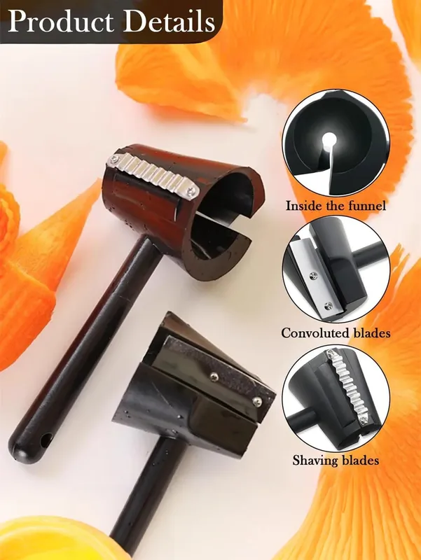 Vegetable Curler Peeler Fruit Carving Tools Carrot Sharpener for Garnishing Design Cutting Slicer Shaver for Carrots Vegetables