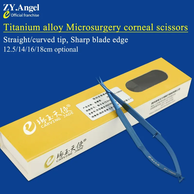 Ophthalmic surgery corneal scissors cosmetic surgical tools surgical medical micro scissors — image 1