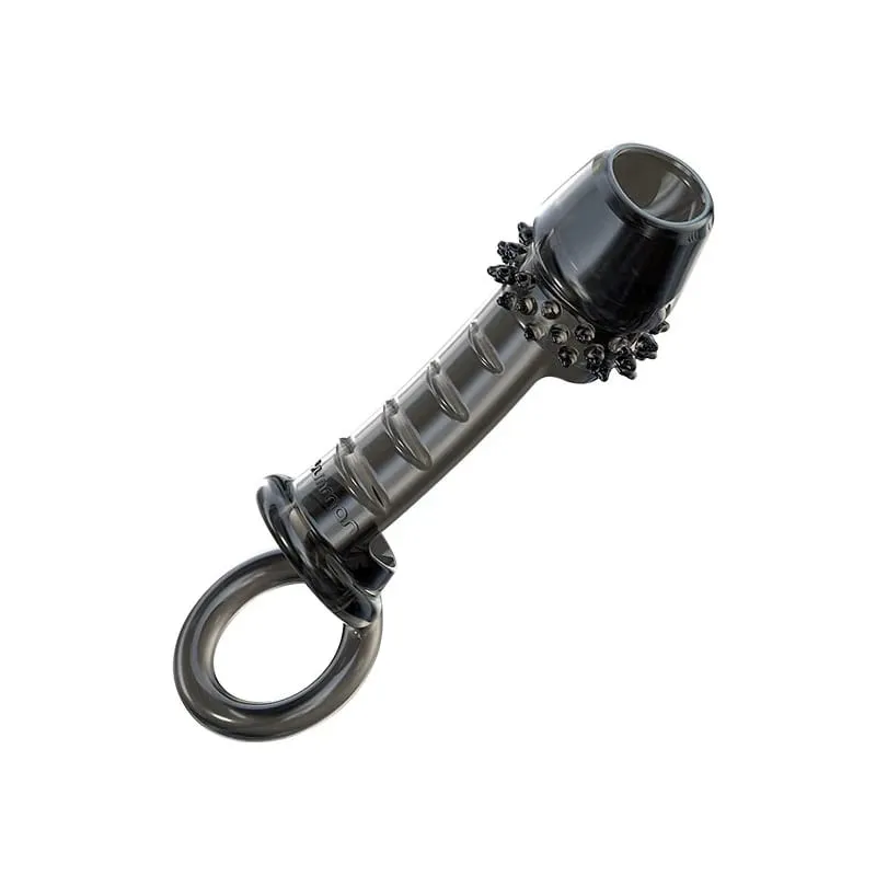 Penis Extender Delay Ejaculation Reusable Penis Sleeve Silicone Cover Enlargement Sex Toys For Men Semen Lock Ring Sex Shop 18+