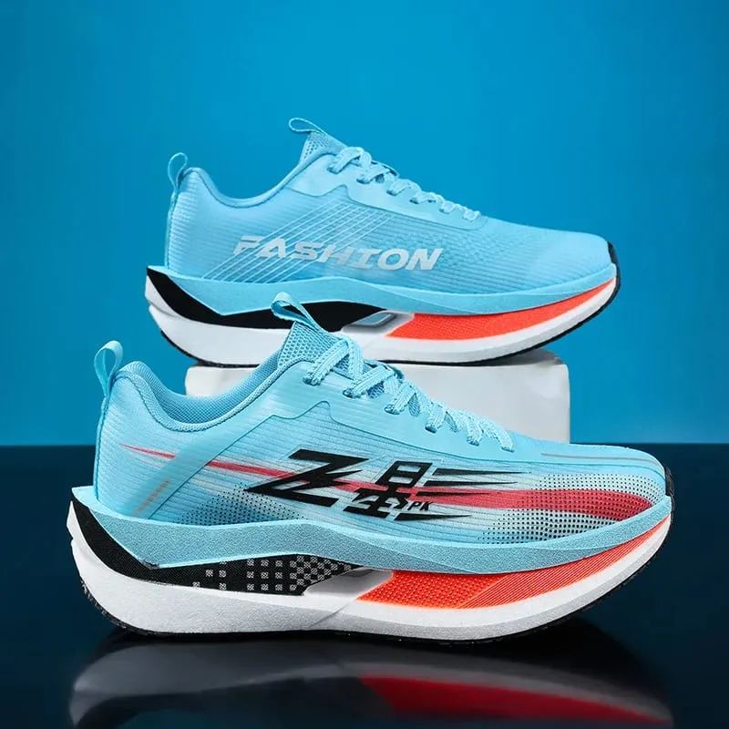 Running Shoes Men Carbon Board Marathon Sports Professional Breathable Lightweight Womens Comfortable Athletic Original Sneakers