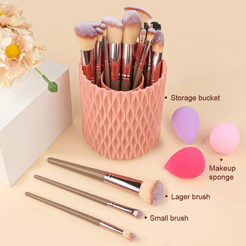 NEW 1-20PCS Makeup Brushes Set Foundation Blush Powder Concealers Eyeshadow Soft and Fluffy Female Cosmetic Beauty Tools Storage