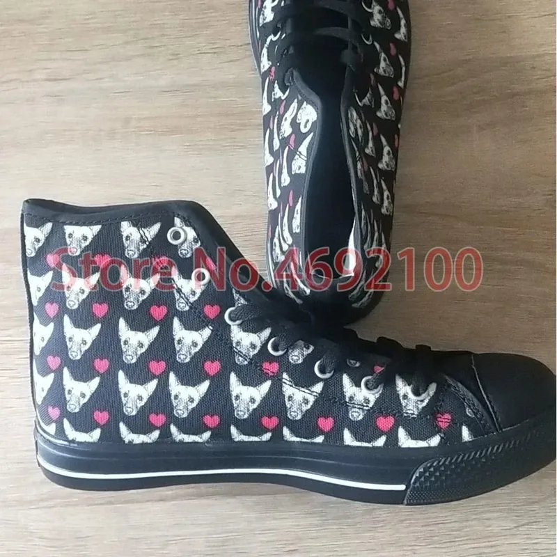 Custom Shoes Customized Plus Size 48 47 Logo Image Men High Low Top Canvas Shoes Sneakers Ladies Unisex Dropshipping — image 5