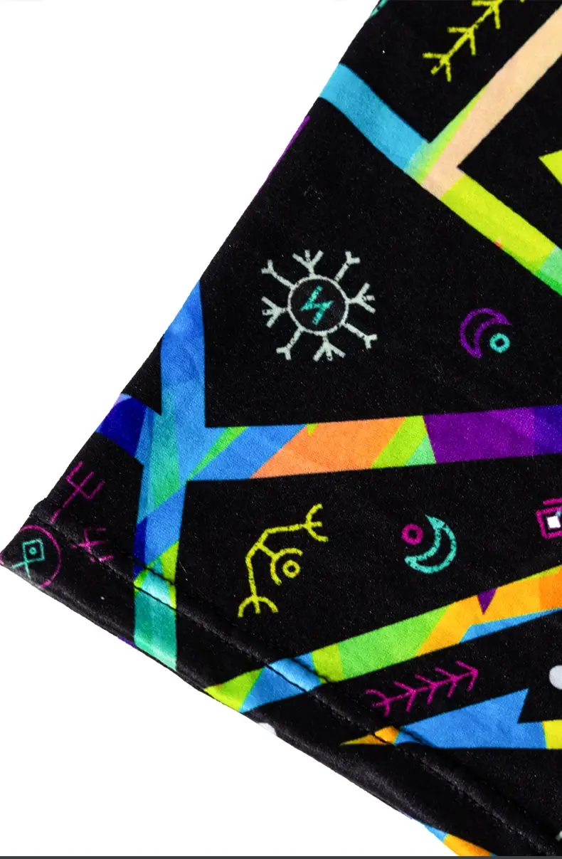 5-pcs Men's trendy graffiti, pixel, cyberpunk print boxer underwear, comfortable and casual and fashionable boxer