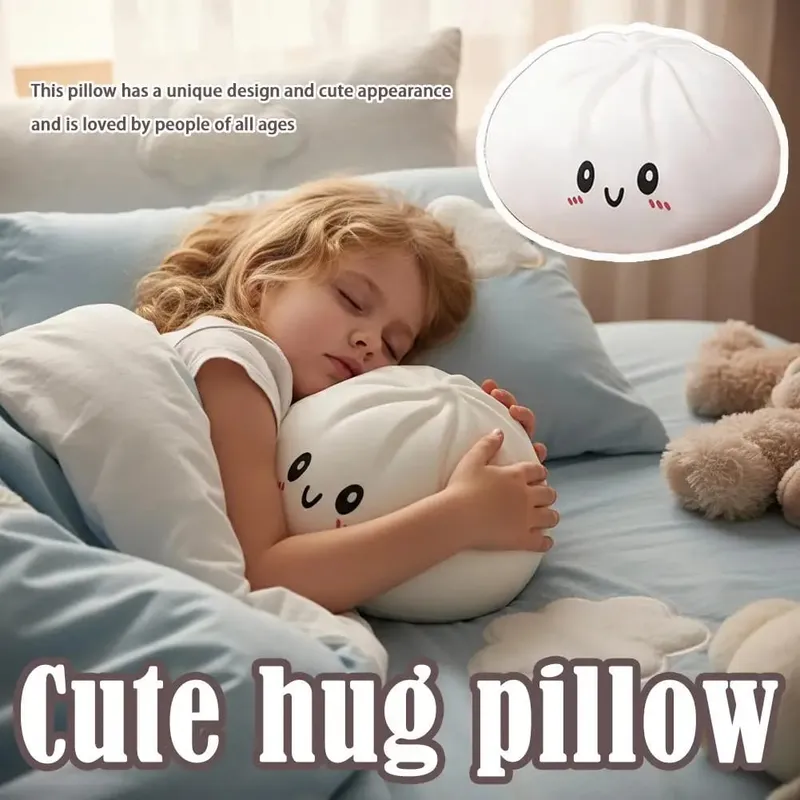 Malaking Steamed Bun Squeeze Toy Malaking Squishies Anti Stress Reliever Fidget Toy para sa mga Matanda na Kids Birthday Gift Soft Food Pillow Decor