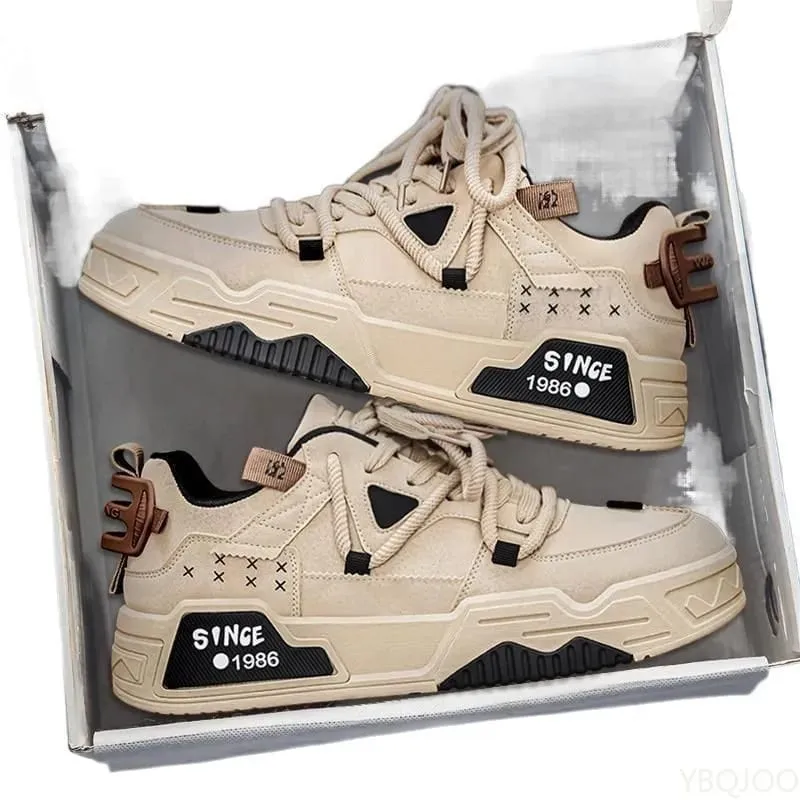 Spring men's new fashionable low top board shoes trendy versatile sports shoes casual comfortable men's sneakers