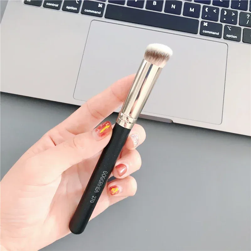 170 Rounded Slant Foundation 270 Concealer Brush Synthetic Flawless Buffing Blending Makeup Brushes — image 6