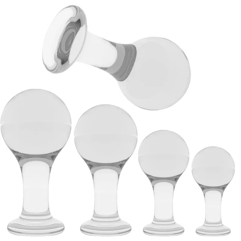 Anal Butt Plug Anal Trainer Sex Toy with Long Pleasure Wand with Tapered Head Unisex Bum Plug for Men Women — image 1