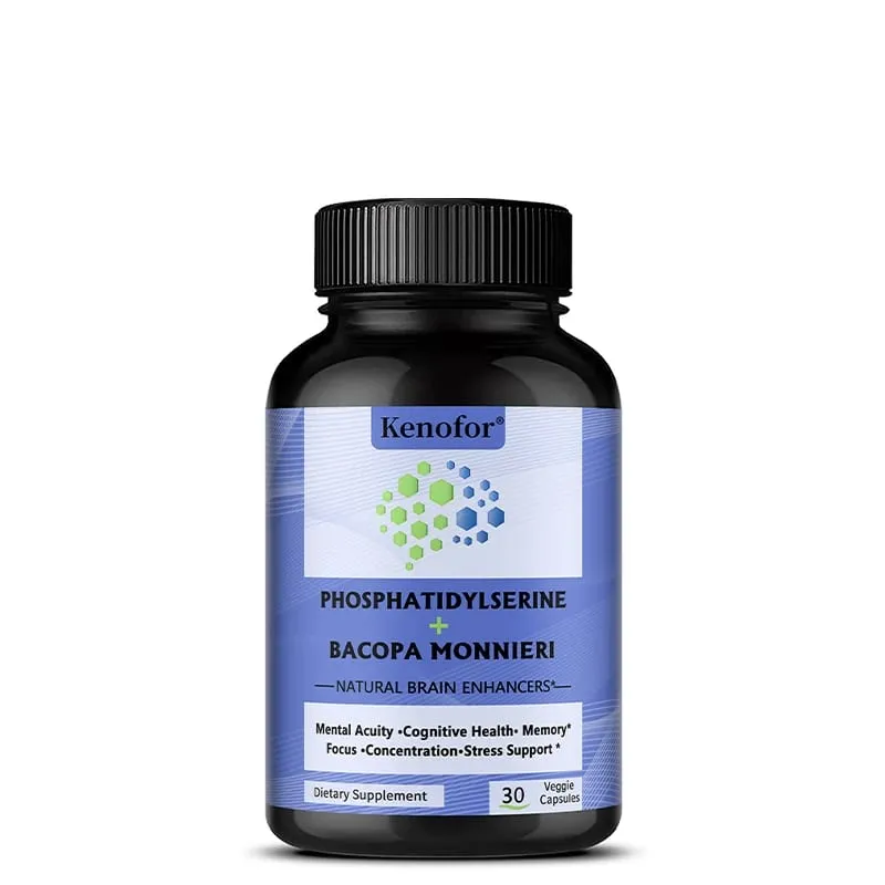 Phosphatidylserine Supplement with Bacopa Monnieri Brain Supplement Supports Healthy Thinking Memory Creativity