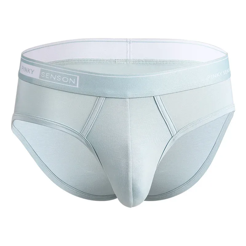 Large Size New Sexy And Breathable Modal Men's Triangle Pants Solid Color Mid Waist Underpants For Youth Briefs For Men — image 16