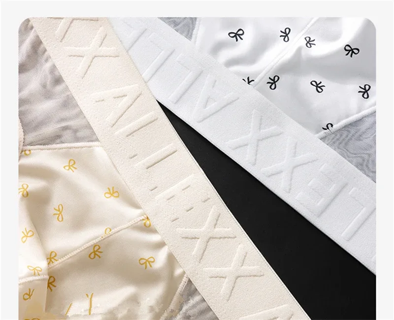 大人 18 プラス cueca メッシュメンズ下着レターウエスト cuecas masculino プリント calzoncillos hombre 3D 凸バッグ男ランジェリー新しい — image 11