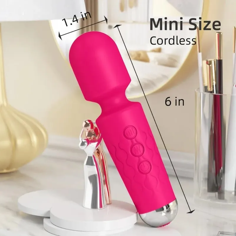 Powerful Clitoris Stimulation Adult Personal Silicone Sex Toy Magic Av Wand Massager Dildo Masturbator Vibrator For Women Female