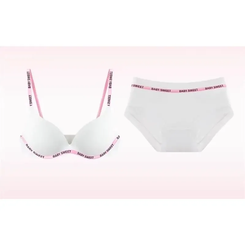 Vibrant Dopamine Color Seamless Wirefree Push Up Bra Panty Set Soft Comfy Sexy Lingerie Underwear For Women 32‑38AB