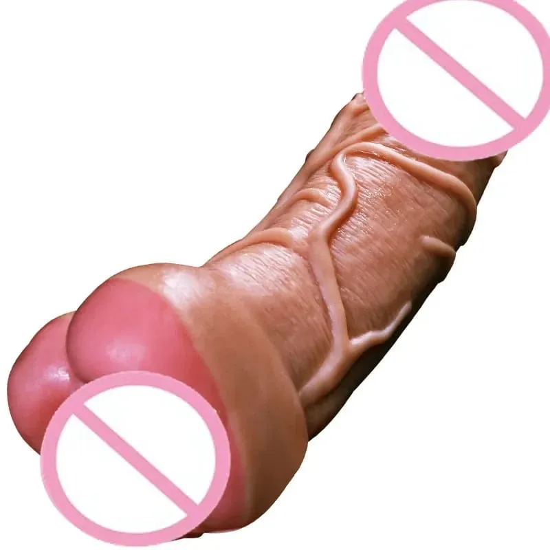 Preservativo sessuale per estensore del pene realistico per uomini Masturbazione Figa Culo finto Ingranditore del pene Dildo per coppie Giocattoli del sesso gay