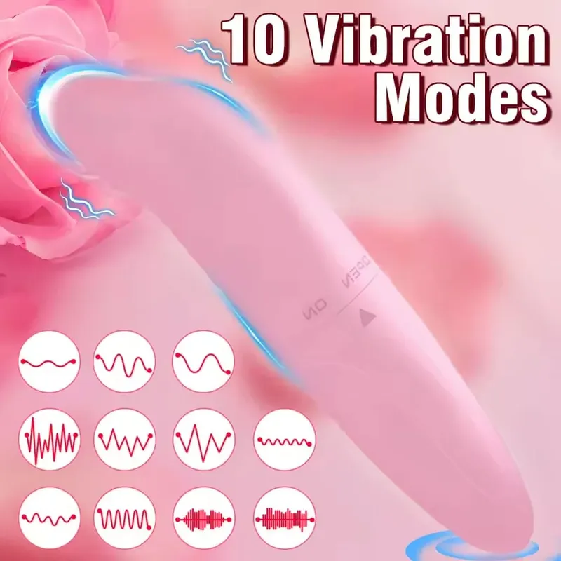 Mini Bullet Vibrator for Women Vagina Stimulator G Spot Clitoris Nipple Vibrating Massager Clitoral Dildo Sex Toys for Couples