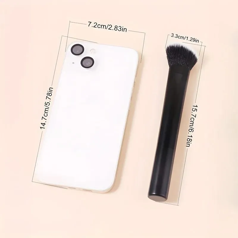 1 Angled Blush And Contour Brush Makeup Brush Foundation Brush Perfect for Cheeks Forehead Chin Nose Blending And Shaping — image 4