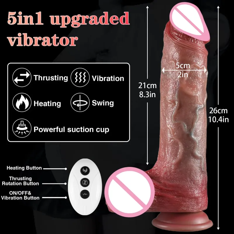 Sexy Thrusting Dildo Vibrator Remote Control Tongue Licking Clitoris Penis Sex Toys Vagina For Women Masturbation Adult Supplies