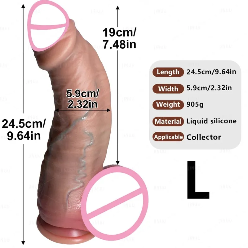 Realistisk 3 størrelser Phimosis Dildo Realistisk Penis Blød Silikone Mand Kønsorganer Vaginal Onani Sugekop Pik Kvinde Analsex