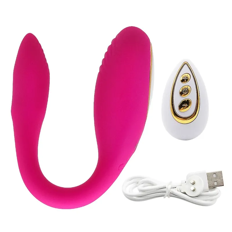 10 Mode U Wearable Dildo Wireless Remote Control Vibrator for Couple Female G Spot Stimulator Sex Toys Goods for Women Adults 18