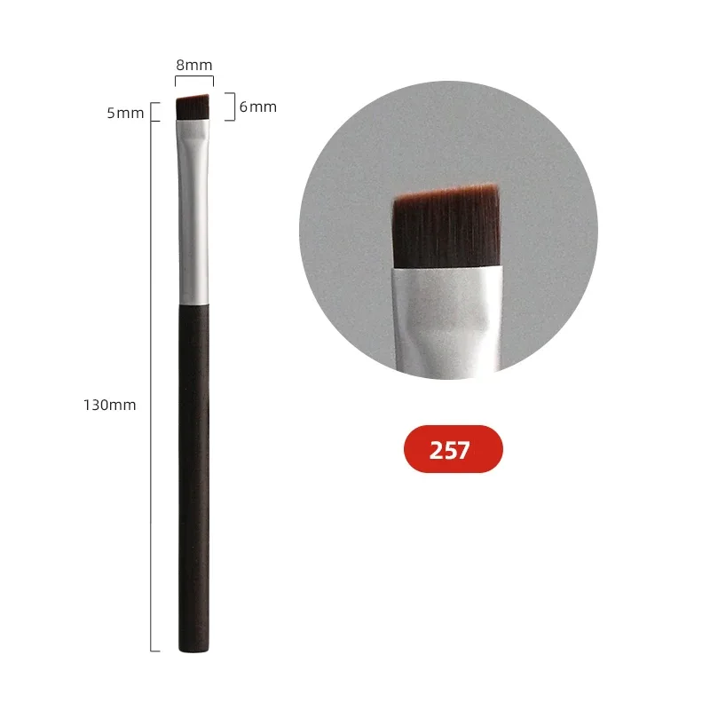 Ebony Handle Handmade Makeup Brushes 1pc Soft Saibikoho Goat Hair Face Powder Blush Eye Shadow Brush Professional Make Up Brush