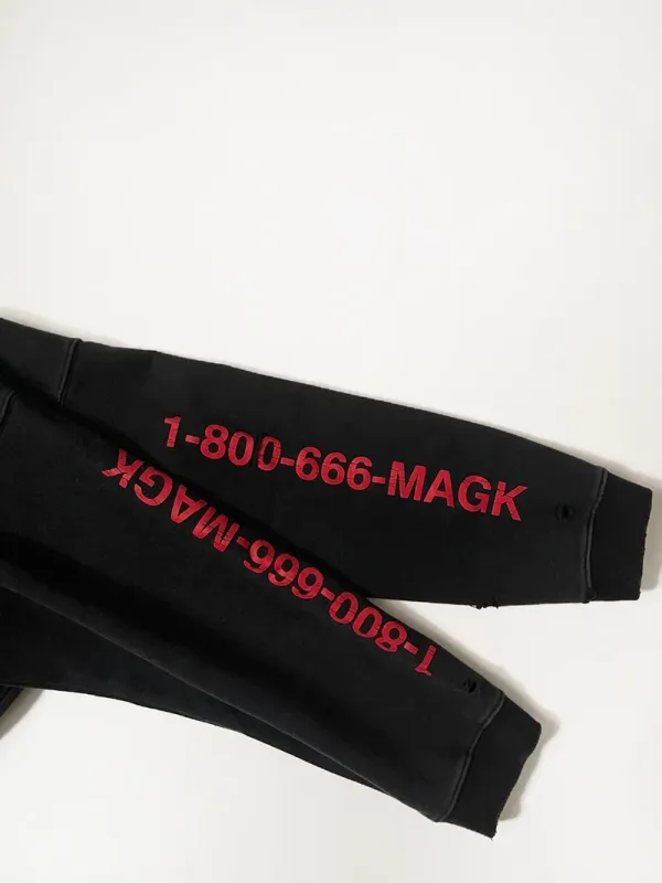 Nouveau surdimensionné PALY sweat à capuche pour homme femme lavé noir endommagé meilleure qualité décontracté Vintage Cardigan Zip sweats
