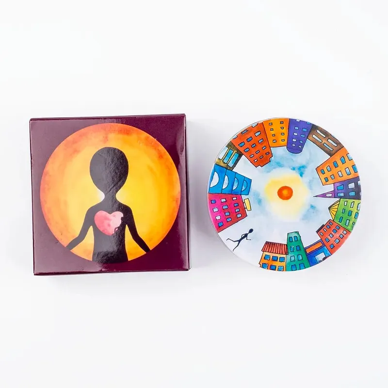 98 Cards Deck Psychology 8.4x8.4CM Tarot Leisure Entertainment Game Family Gathering Divination Deck Board Playing Game