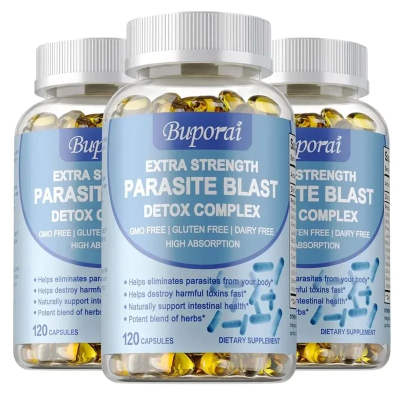 Parasite Blast Detox Complex - Understøtter tarmsundhed Eliminerer parasitter Fremmer metabolisme og forbedrer immunitet