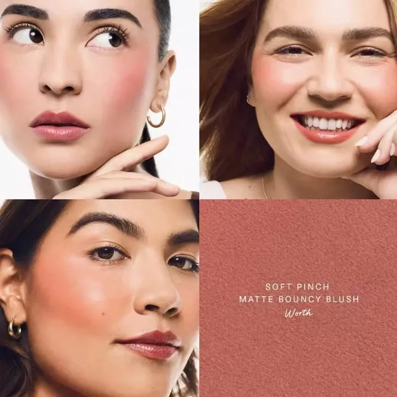 Rare Beauty Easy To Apply Highlighter Eyeshadow Palette Blush Hydrating Brightening Mashed Potato Blush Enhance Facial Details