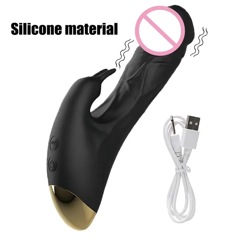 Large Dildo G Spot Vibrator Rabbit Clitoral Clit Stimulation Realistic Penis Sex Shop Sex Toy Adult Product Vibrador for Women