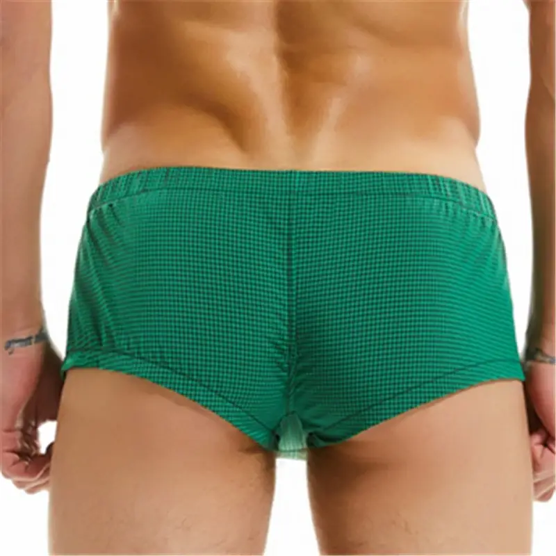 Shorts Underwear Men Sexy Underpants Arrow Panties Home Sleepwear Casual Shorts U convex Penis Pouch Boxers