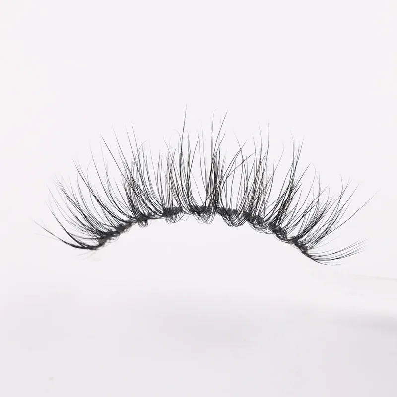 3D Mink Lashes Transparent Band False Eyelashes Natural Fake Eyelash Anime Winged Clear Band Lashes Manga Lashes Makeup
